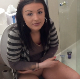 Get in real close with some proper lighting so you can enjoy a great view of me pooping from between the legs! This is a nice, long eel that almost clogged the toilet! Presented in 720P HD. About 2 minutes.